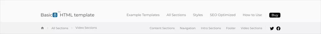 Dark Grey and White Website Navigation Design