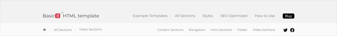 Dark and Light Grey Website Navigation Design