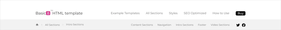 White and Grey Website Navigation Design
